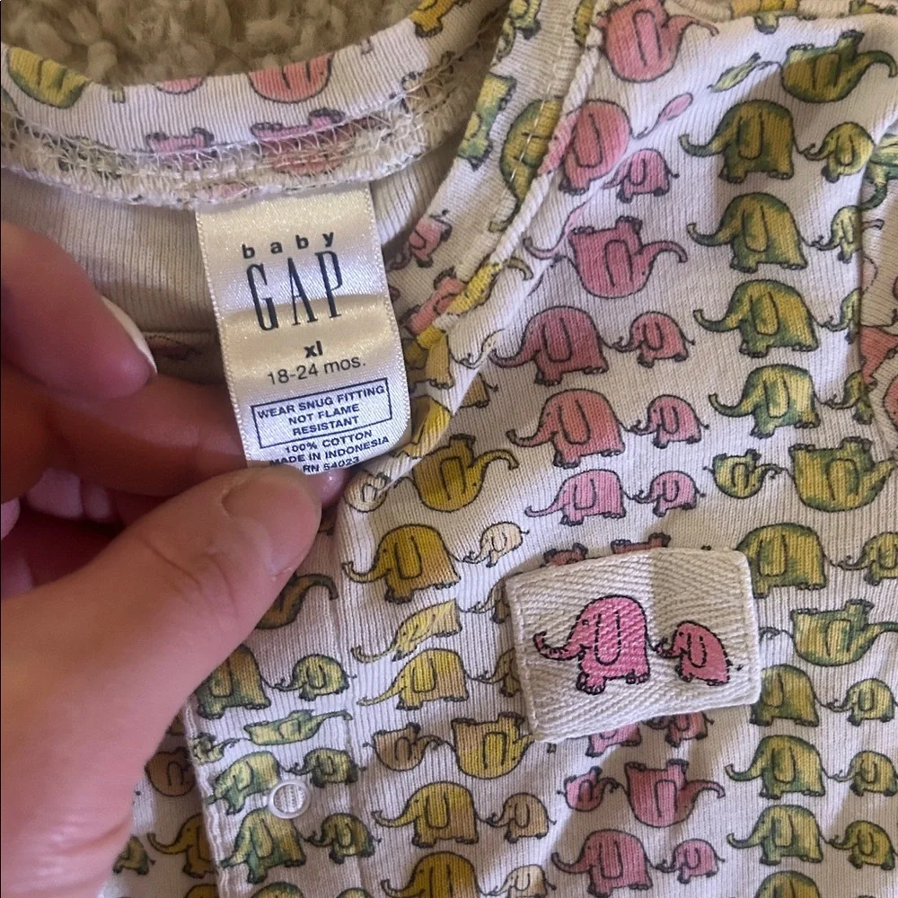 GAP Kids Colorful Patterned Elephant Outfit